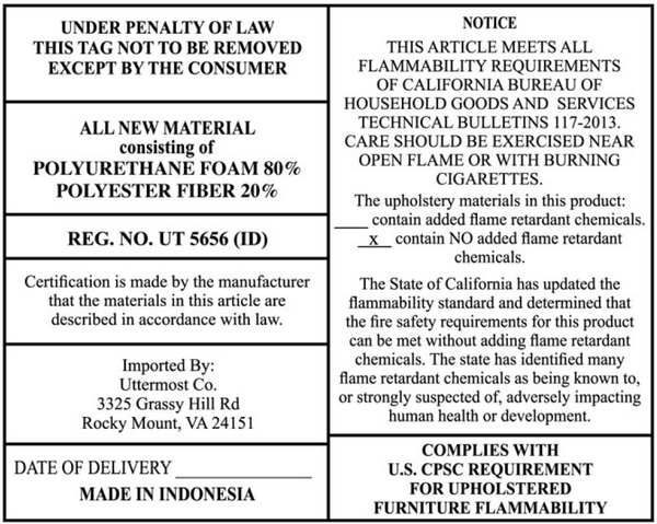 Uttermost Bolster Back Outdoor Bar Stool