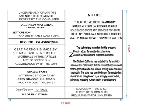 Uttermost Bramwell Upholstered Counter Stool