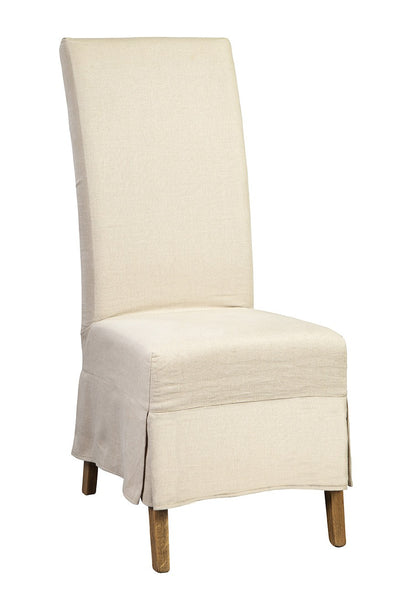 Linen Slip Covered Parsons Chair - 70018