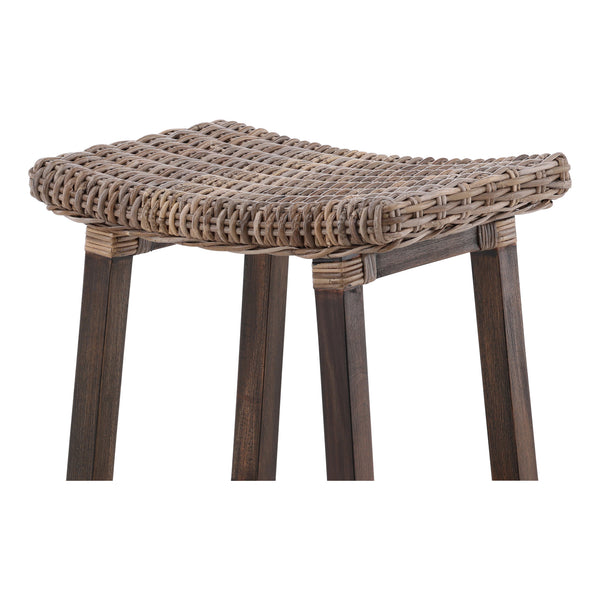 Country Woven Kubu Counter Stool - view 4 - 18-05DG