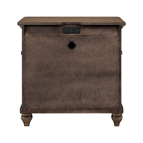 Nightstand W/ Charging Station - 104-BR61