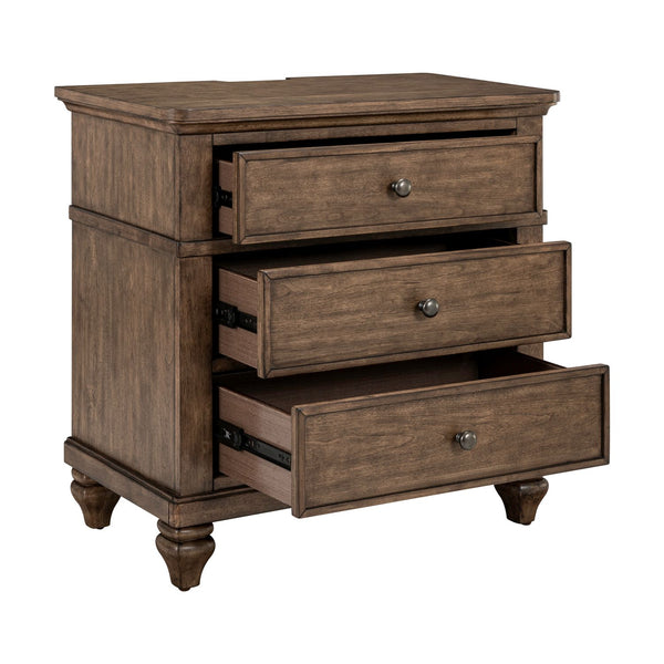 Nightstand W/ Charging Station - 104-BR61
