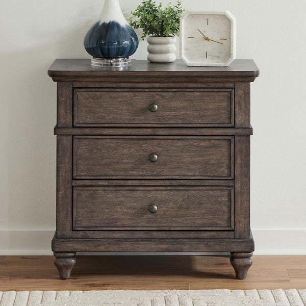 Nightstand W/ Charging Station - 104G-BR61