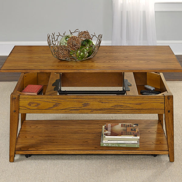 Lake House Lift Top Cocktail Table - 110-OT1015