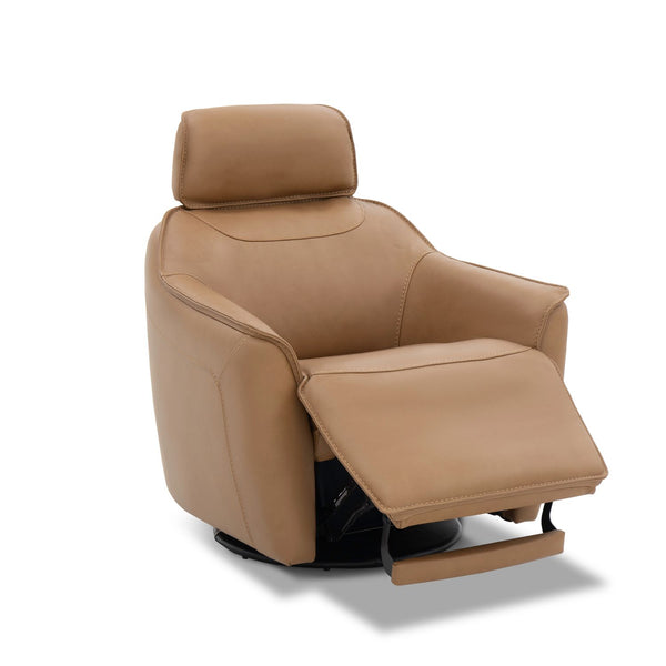Darby Swivel Accent Chair w/ Power Foot & Tilt - 12BU-11P