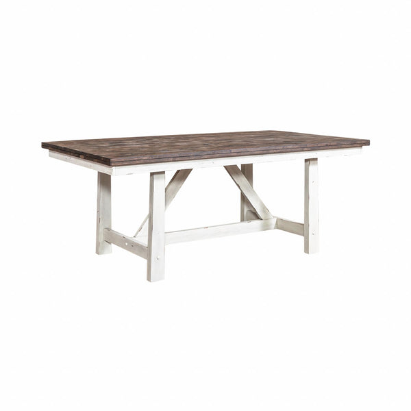 Farmhouse Fixed Top Trestle Table