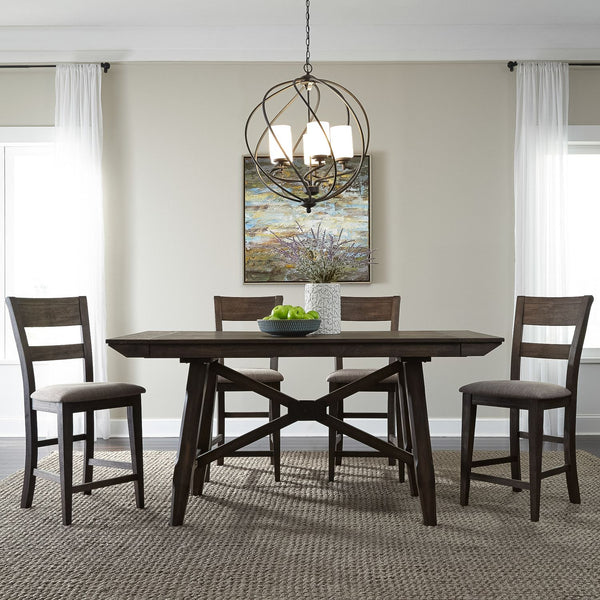 Double Bridge Splat Back Counter Chair (RTA)