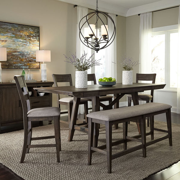 Double Bridge Splat Back Counter Chair (RTA)