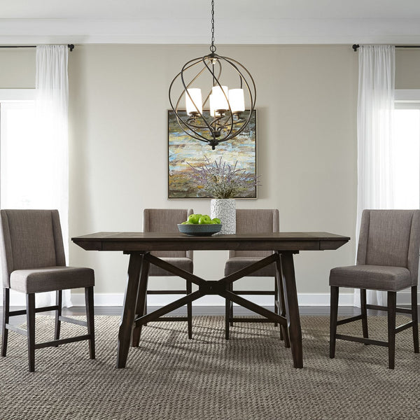 Double Bridge Upholstered Counter Chair (RTA)