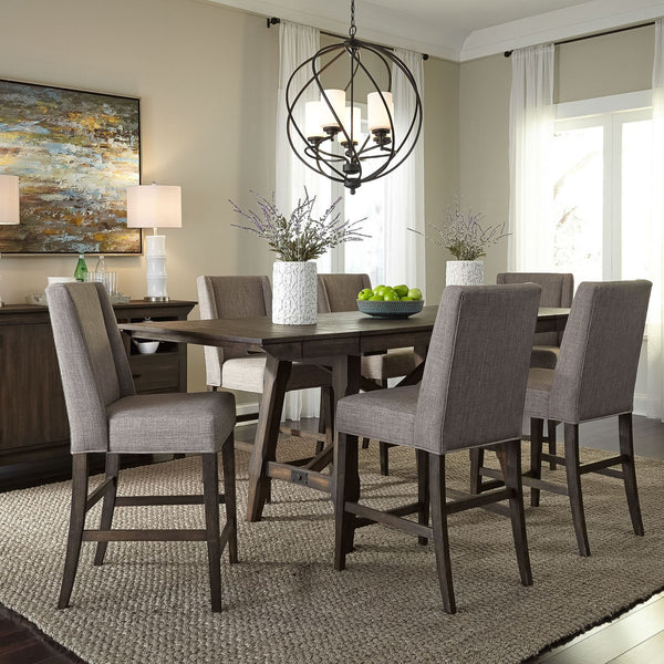Double Bridge Upholstered Counter Chair (RTA)