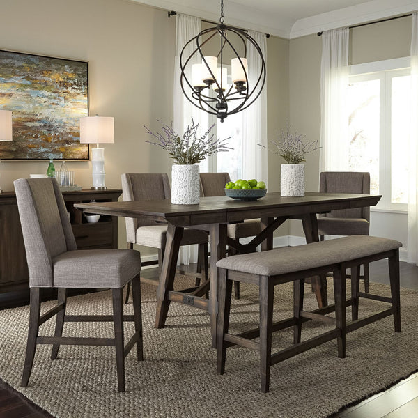 Double Bridge Opt 6 Piece Gathering Table Set