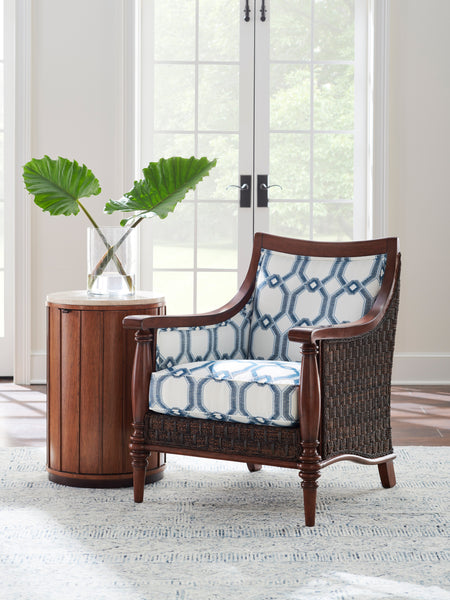 Fiji Drum Table With Stone Top