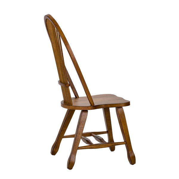 Sheaf Back Side Chair - Oak - 17-C1032