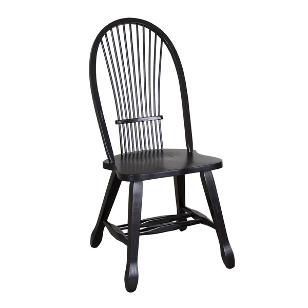 Sheaf Back Side Chair - Black - 17-C4032