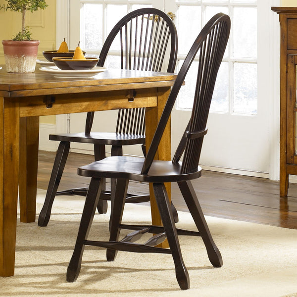 Sheaf Back Side Chair - Black - 17-C4032