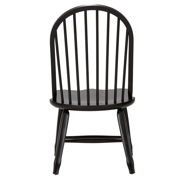 Bow Back Side Chair - Black - 17-C4050