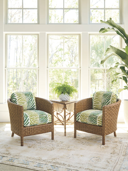 Palm Island Drop-Leaf Accent Table