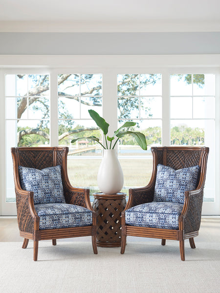 Hibiscus Round Accent Table