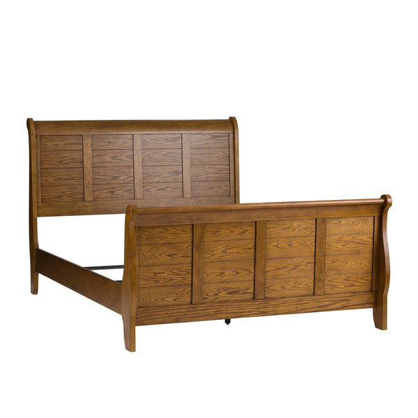 Queen Sleigh Bed - 175-BR-QSL
