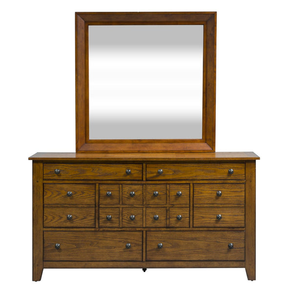 Queen Sleigh Bed, Dresser & Mirror - 175-BR-QSLDM