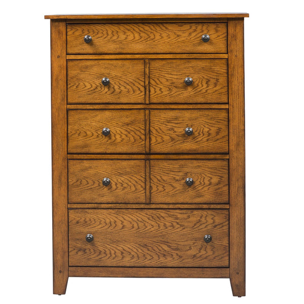 Queen Sleigh Bed, Dresser & Mirror, Chest - 175-BR-QSLDMC