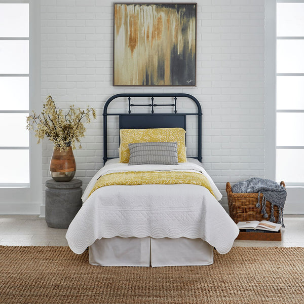 Twin Metal Headboard - Navy - 179-BR11H-N