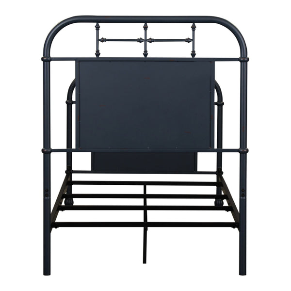 Twin Metal Bed - Navy - 179-BR11HFR-N