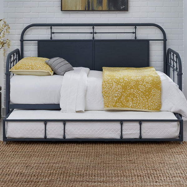 Twin Metal Trundle - Navy - 179-BR11T-N