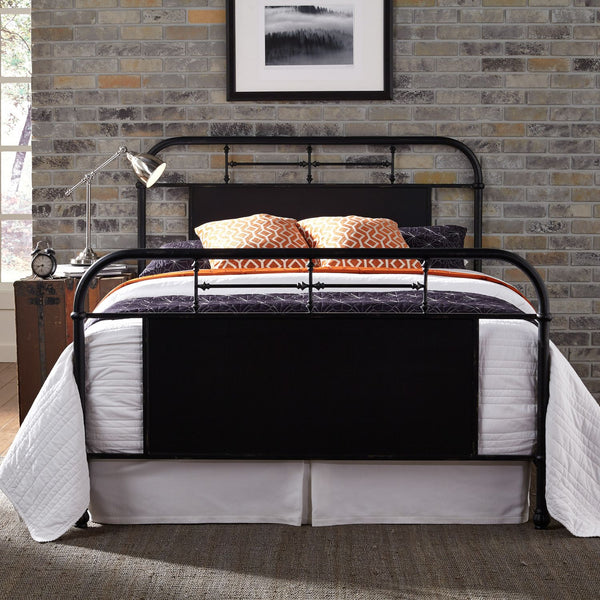 Queen Metal Bed - Black - 179-BR13HFR-B