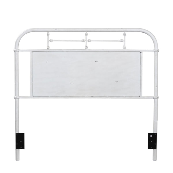 King Metal Headboard - Antique White - 179-BR15H-AW