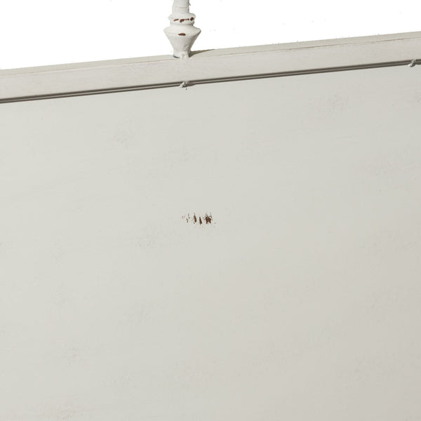 King Metal Bed - Antique White - 179-BR15HFR-AW