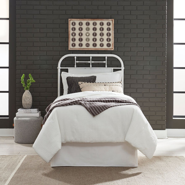 Full Metal Headboard - Antique White - 179-BR17H-AW