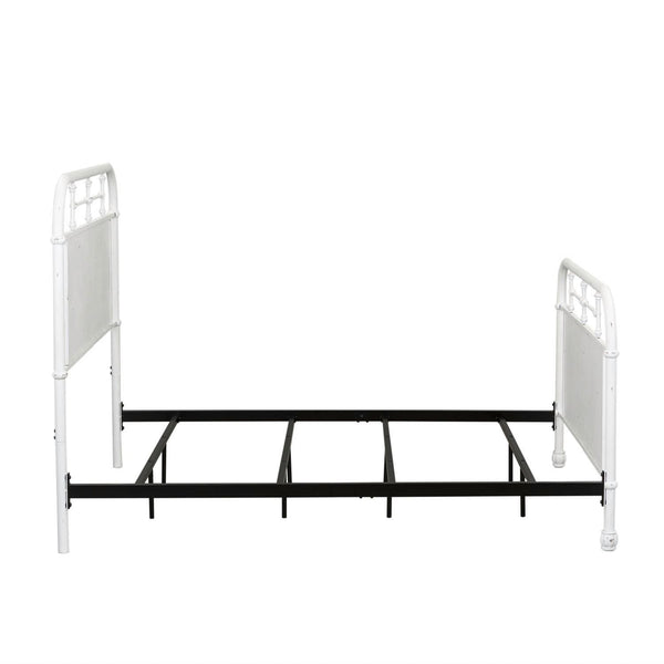 Full Metal Bed - Antique White - 179-BR17HFR-AW