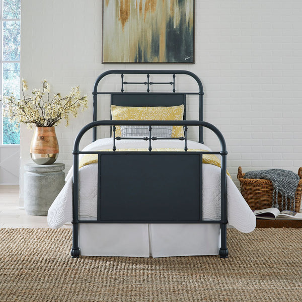 Full Metal Bed - Navy - 179-BR17HFR-N