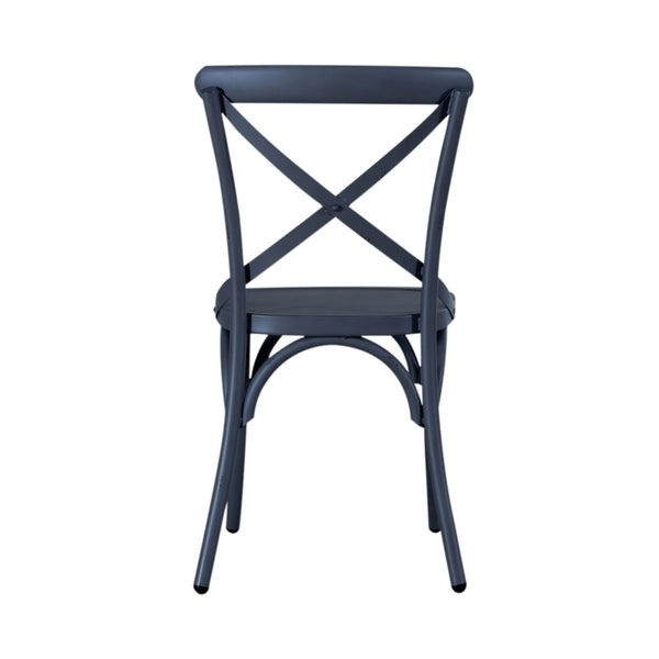 Vintage Series X Back Side Chair- Navy - 179-C3005-N