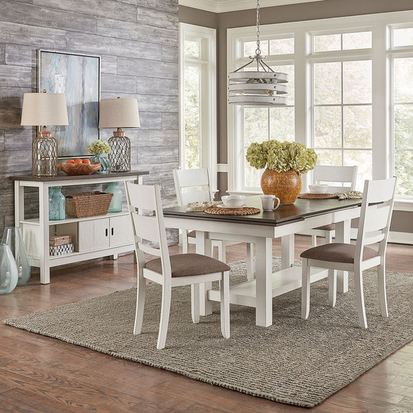 Brook Bay Optional 5 Piece Trestle Table Set - 182-CD-O5TRS