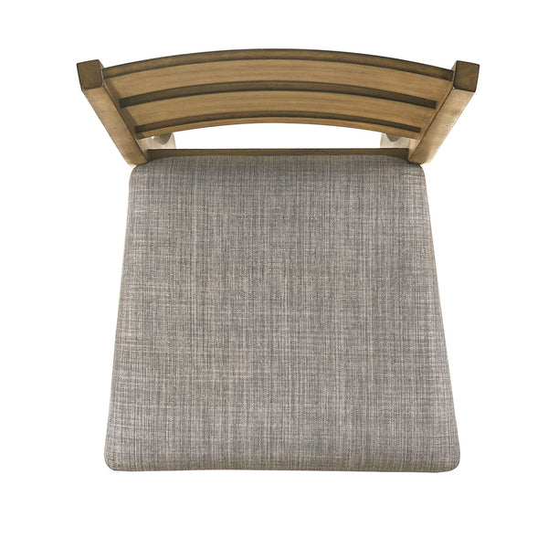 Brook Bay Slat Back Uph Counter Chair (RTA) - 182WT-B150124