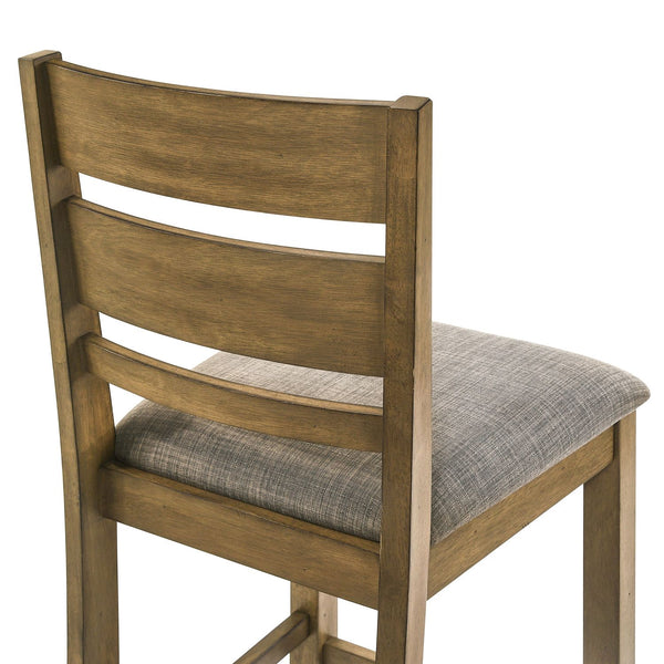 Brook Bay Slat Back Uph Counter Chair (RTA) - 182WT-B150124