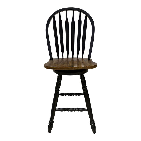 Carolina Crossing Windsor Swivel Counter Chair - Black - 186B-B100324