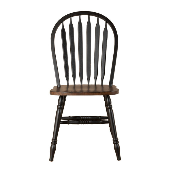 Carolina Crossing Windsor Side Chair- Black - 186B-C1000S