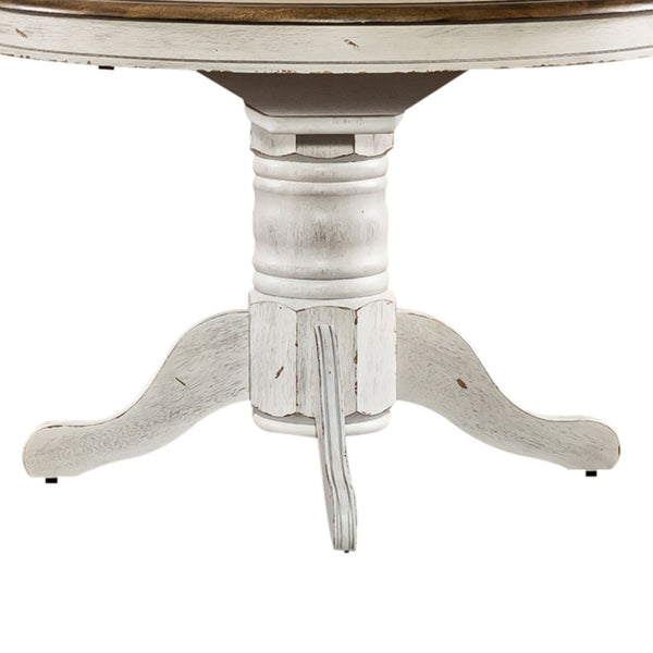 Carolina Crossing Oval Pedestal Table Base- White - 186W-P4257
