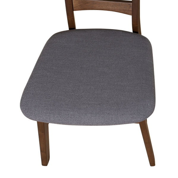 Space Savers Panel Back Side Chair- Grey (RTA) - 198-C9101S-GY