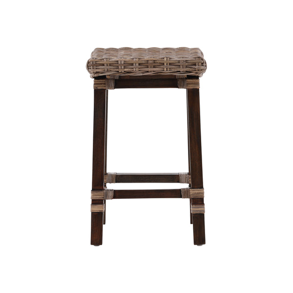 Country Woven Kubu Counter Stool - view 3 - 18-05DG