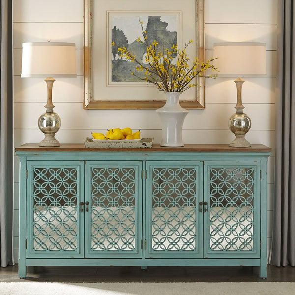 Kensington 4 Door Accent Cabinet - 2011-AC7236