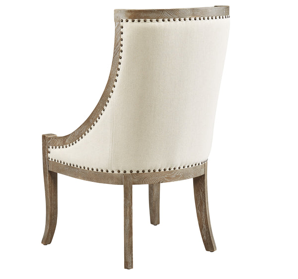 Linen Scoop Chair - 70947LN - image 2