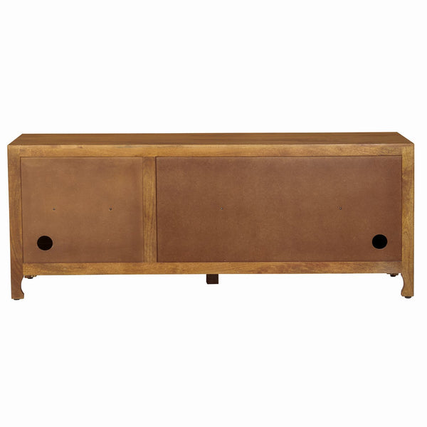 Marisol 65 Inch 3 Door Accent TV Stand - Brown - 2077-AC6526-BR