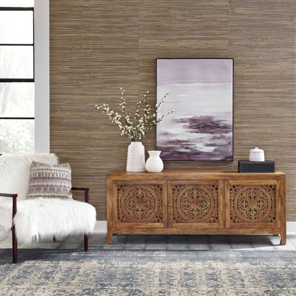Marisol 65 Inch 3 Door Accent TV Stand - Brown - 2077-AC6526-BR