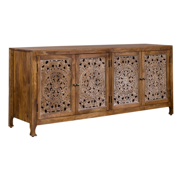 Marisol 74 Inch 4 Door Accent TV Stand - 2077-AC7432