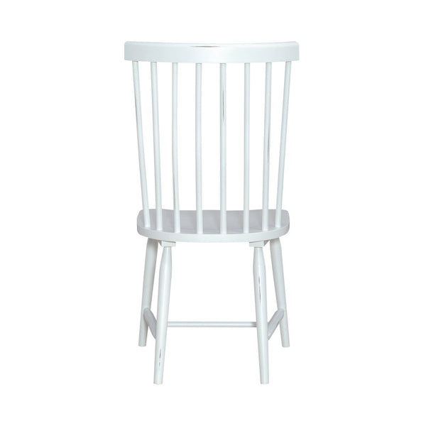 Capeside Cottage Spindle Back Side Chair - White (RTA) - 224-C4000S-W