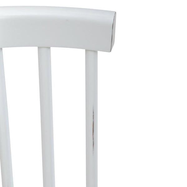 Capeside Cottage Spindle Back Side Chair - White (RTA) - 224-C4000S-W